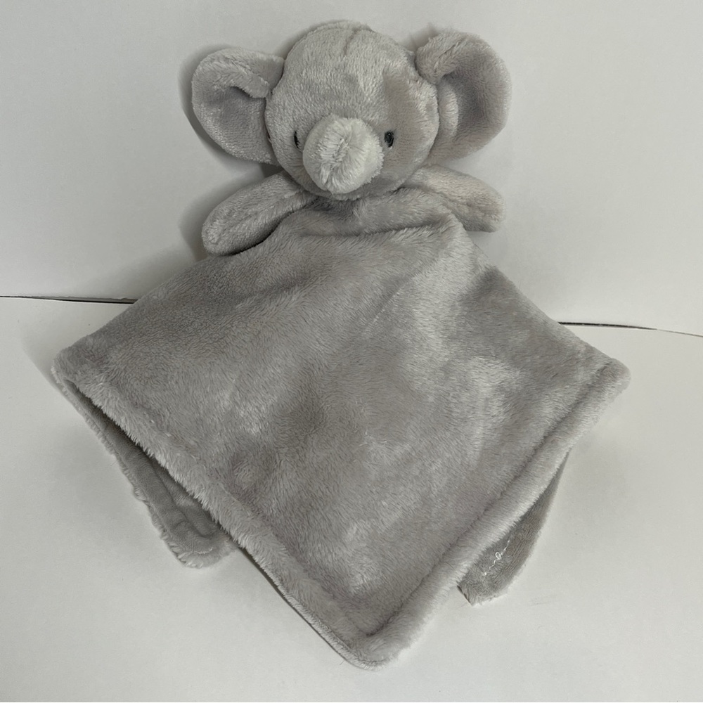 Carters 2024 Grey Elephant Soft Lovey Baby Security Blanket Plush Gender Neutral